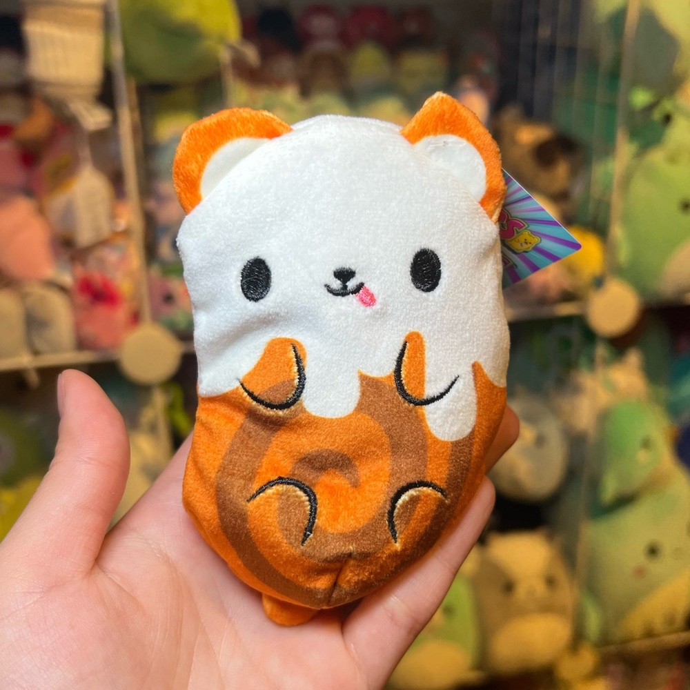 Bears vs Donuts Cepia Cinni-Bear 4” Stuffed Bean Plush